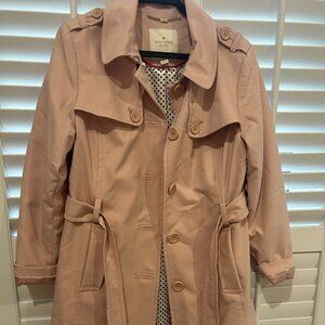 Kate Spade Light Pink Trench Coat